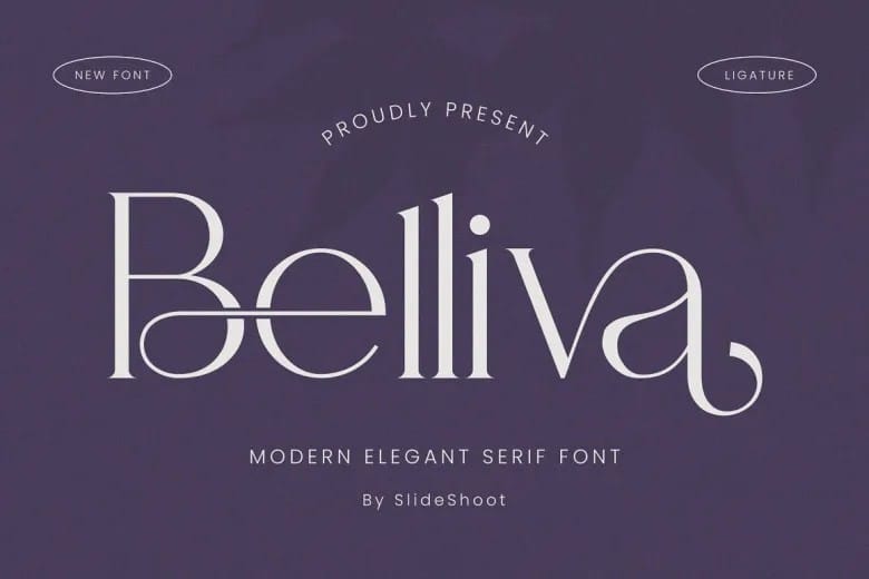 Belliva Serif Font
