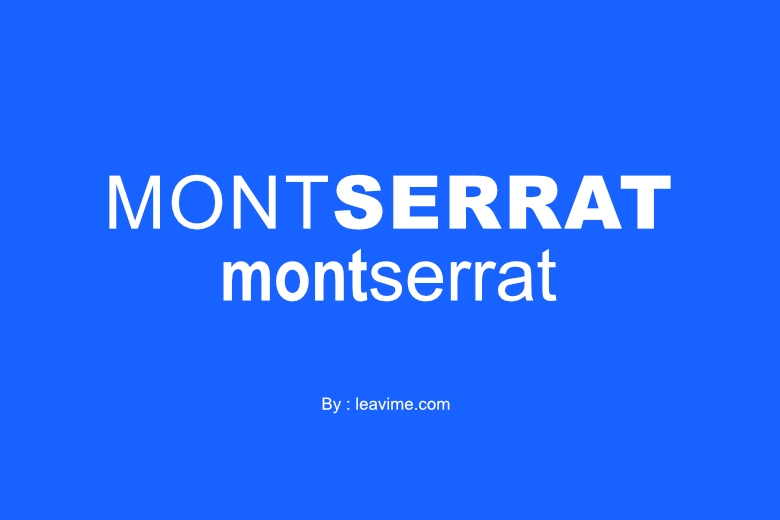 Montserrat Font Download