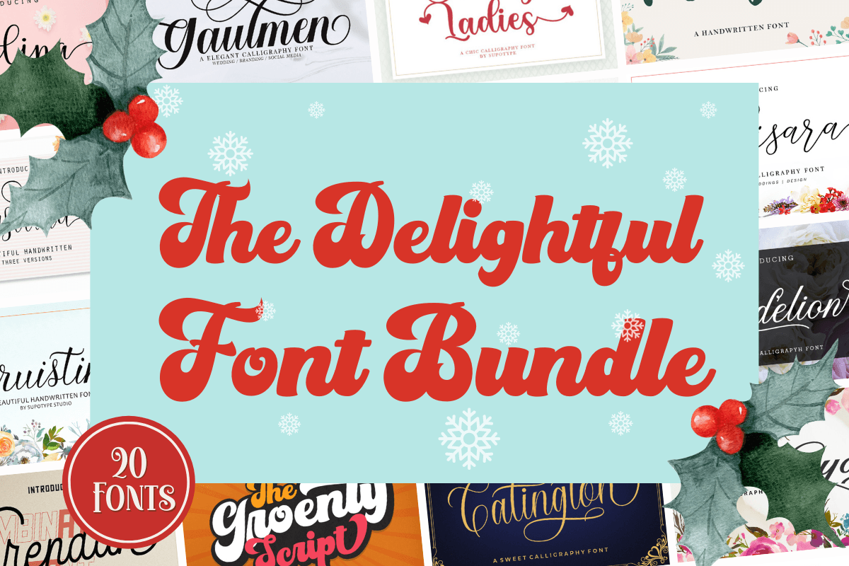 The Delightful Font Bundle