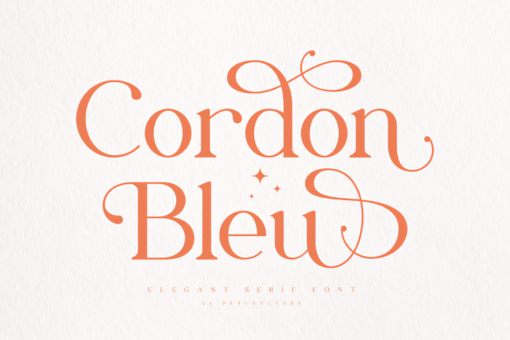 Cordon Bleu Font