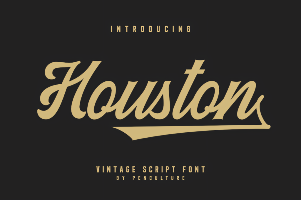 Houston Script Font