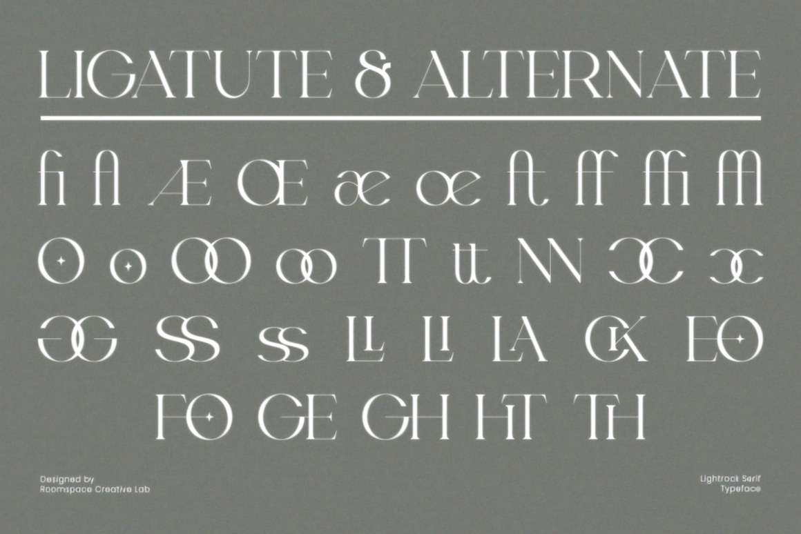 Light Rock Font