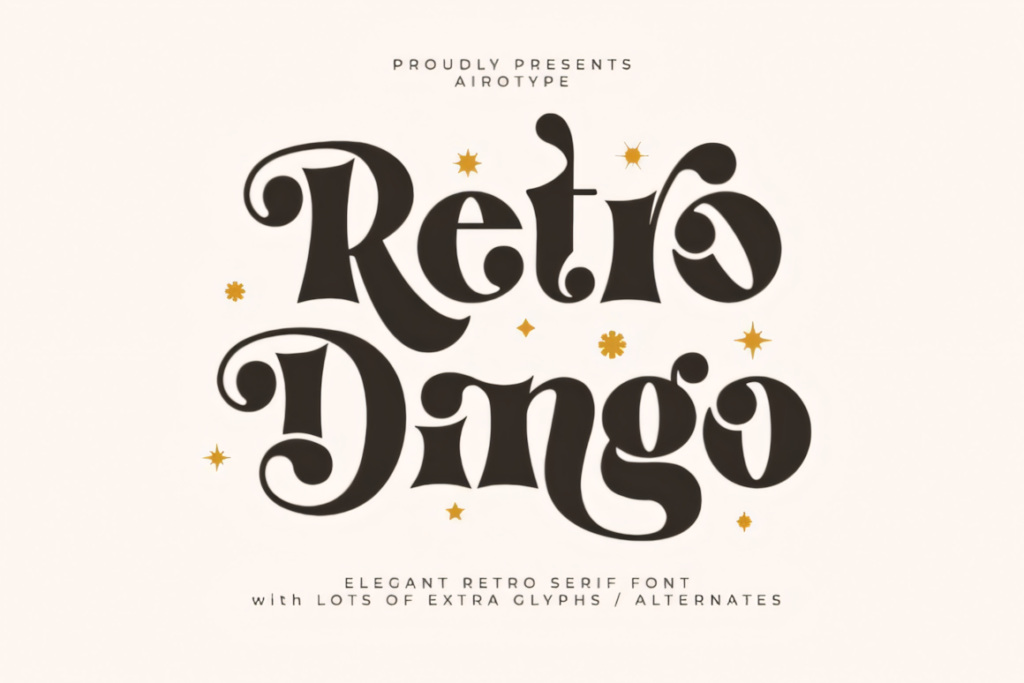 Retro Dingo Font