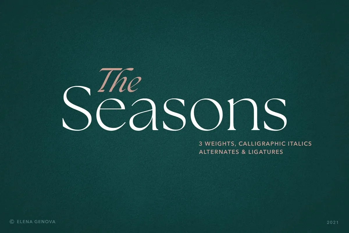 The Seasons Serif Font