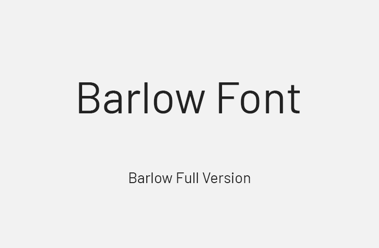 Barlow Font