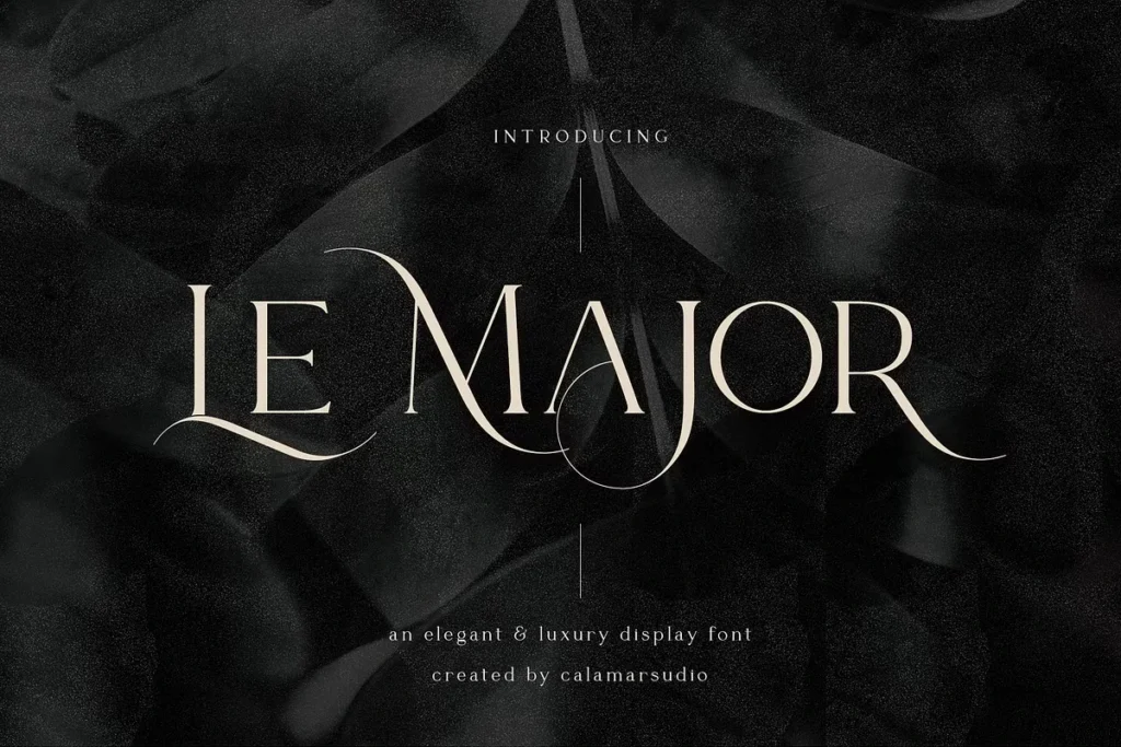 Le Major Serif Font