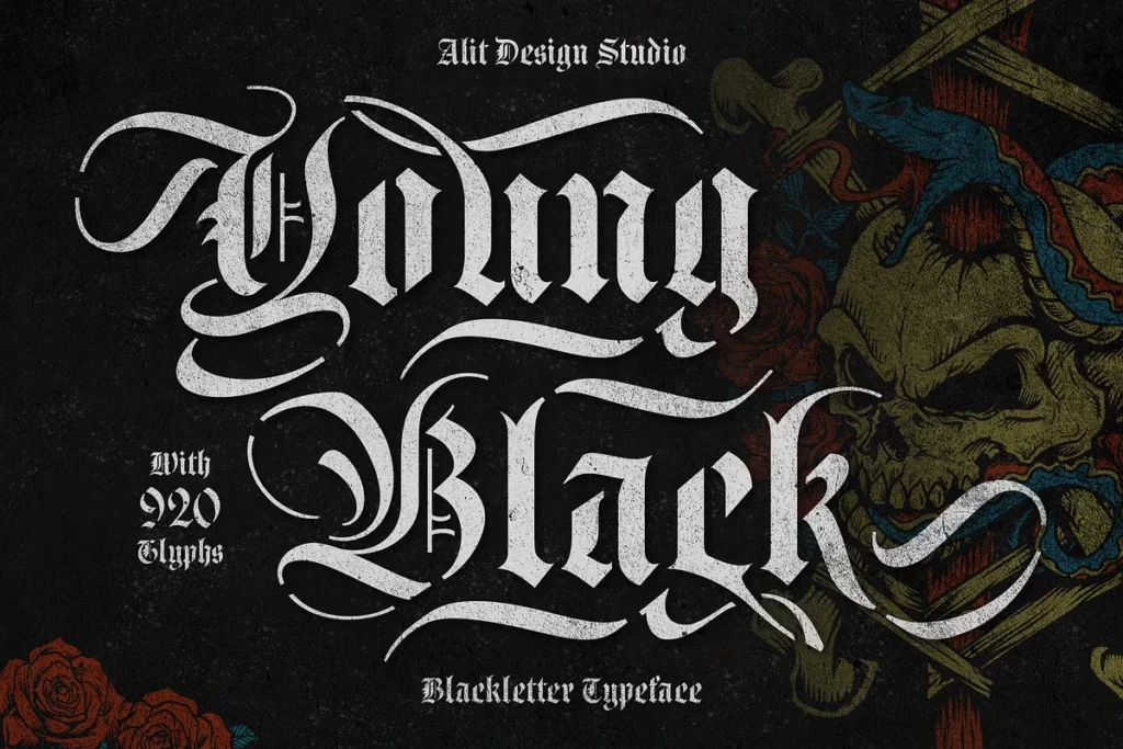 Young Black Font