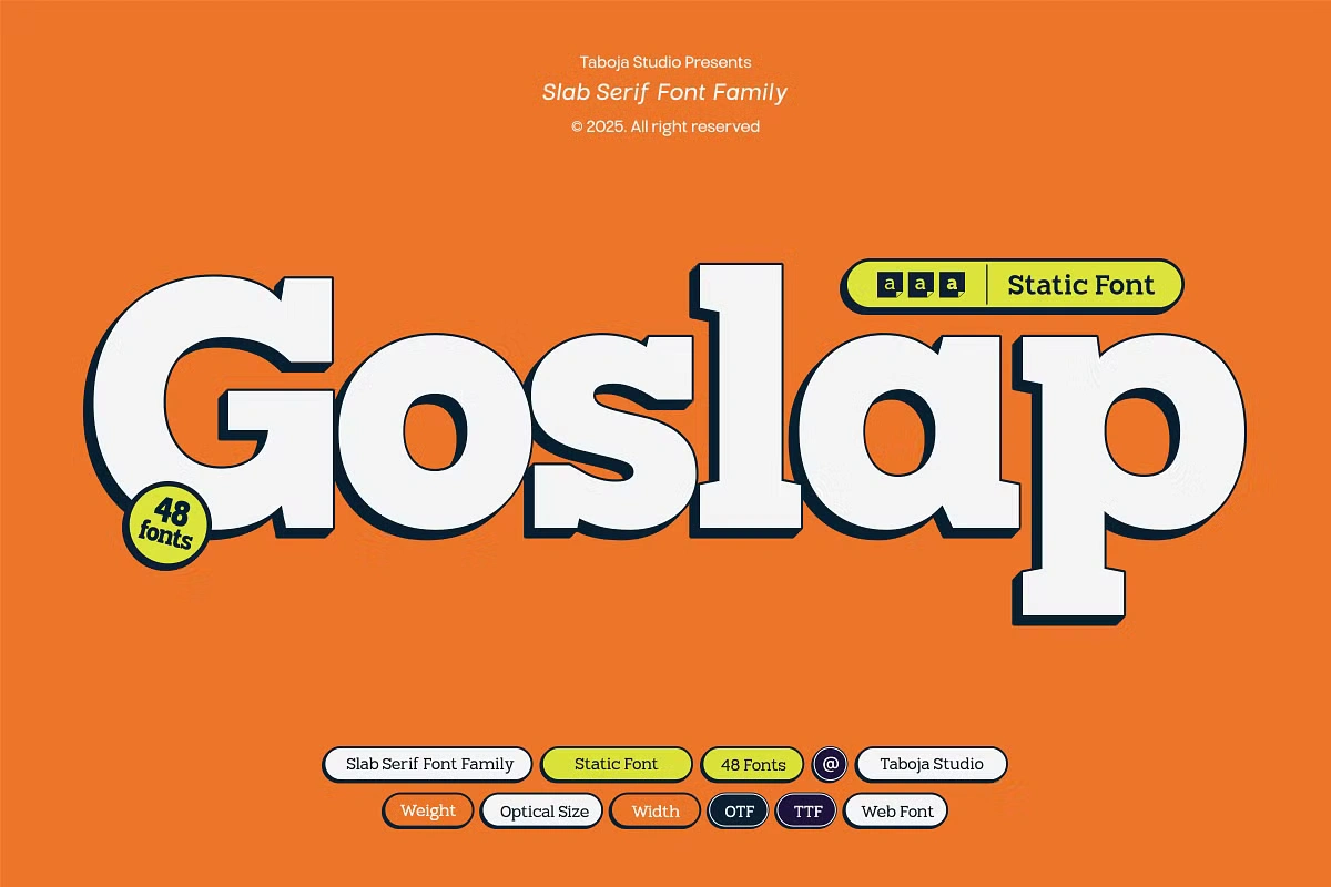 TBJ Goslap Font