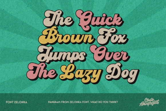 Zelonka Font