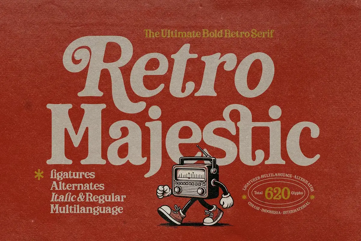 Retro Majestic Font