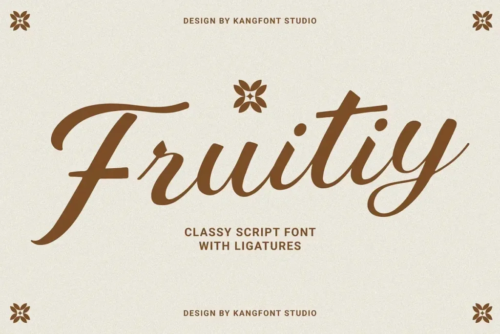 Fruity Font