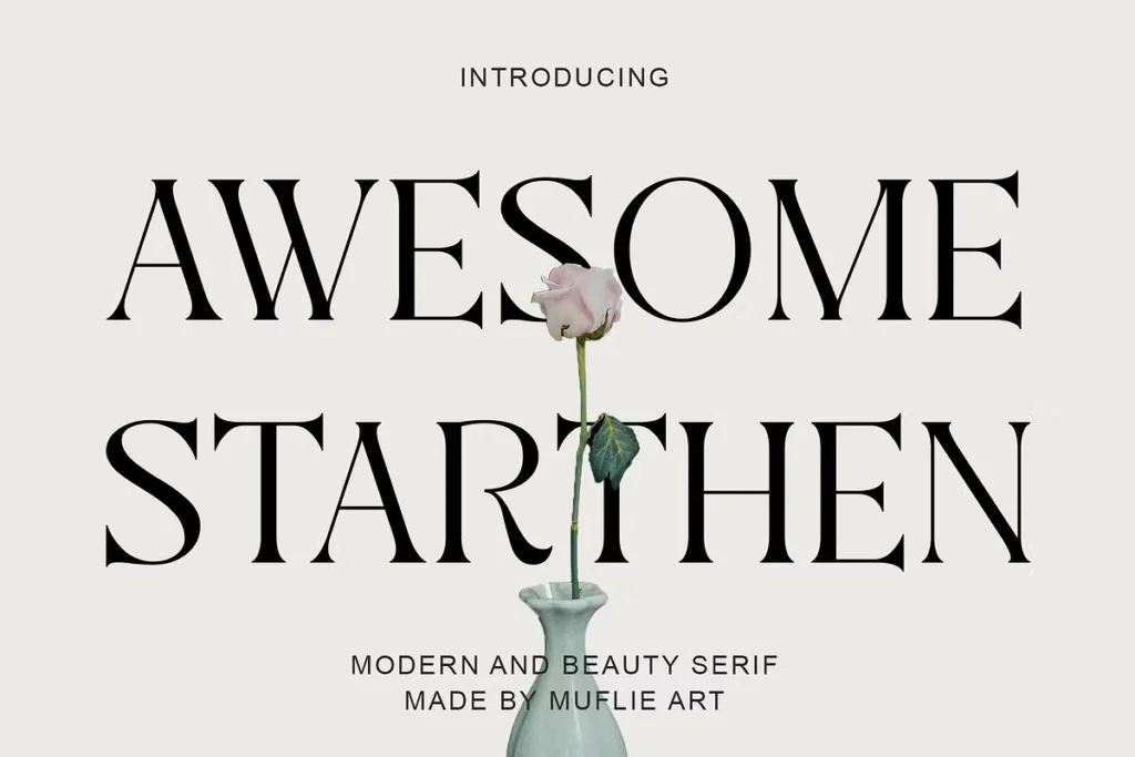 Awesom Starthen Font