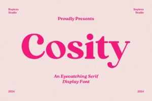 Cosity Font