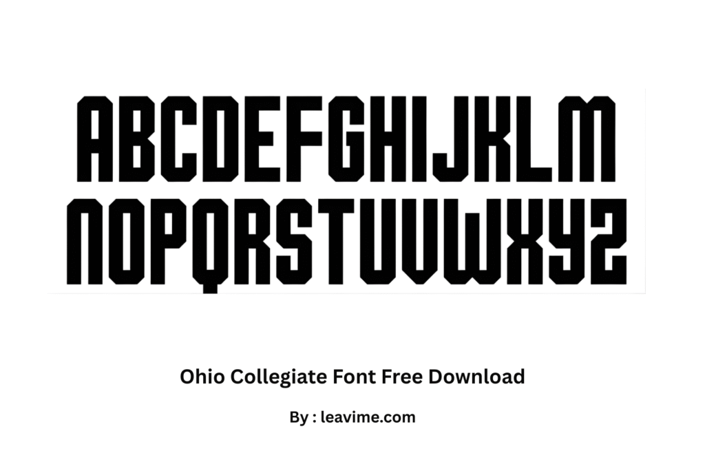 Ohio Collegiate Font