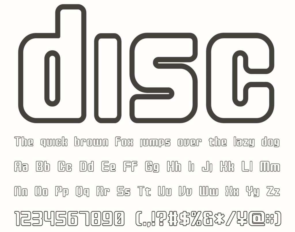 Disc Font